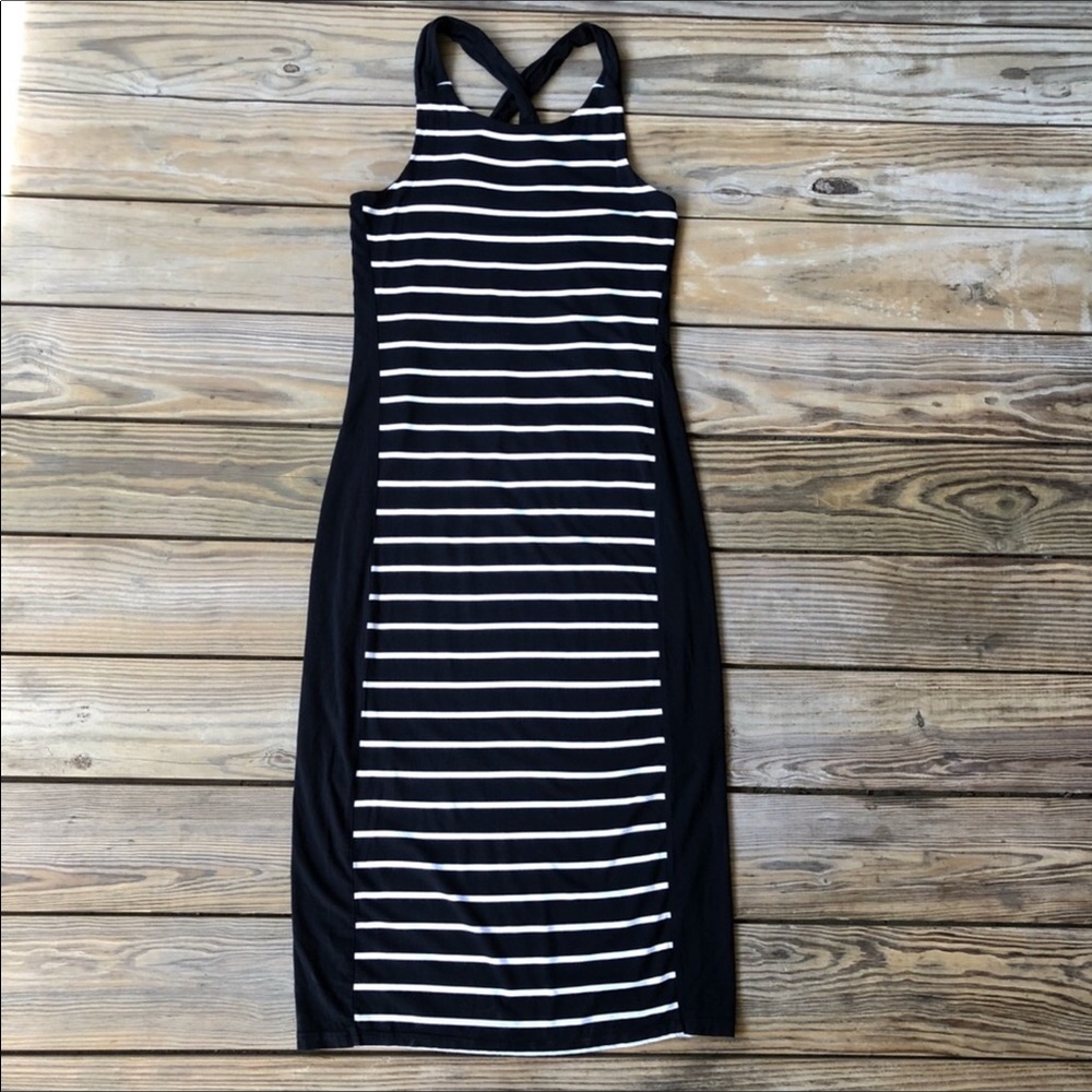 Athleta Striped Dress Size Small